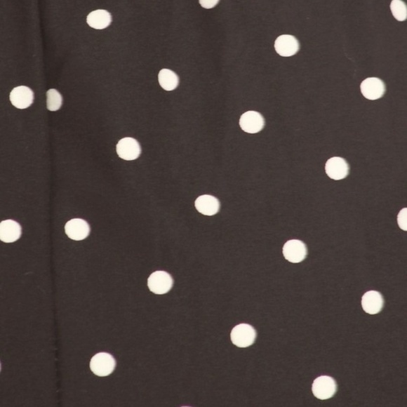 Buttery-soft Joggers Black w/ White Polka Dots - Picture 2 of 4